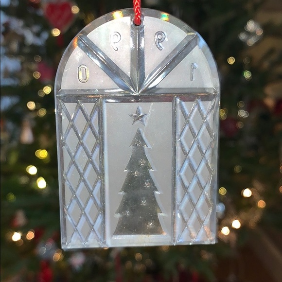 Waterford Crystal Vintage Christmas tree holiday Xmas keepsake ornament 1990 - Picture 1 of 7